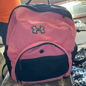 Pink under armour backpack